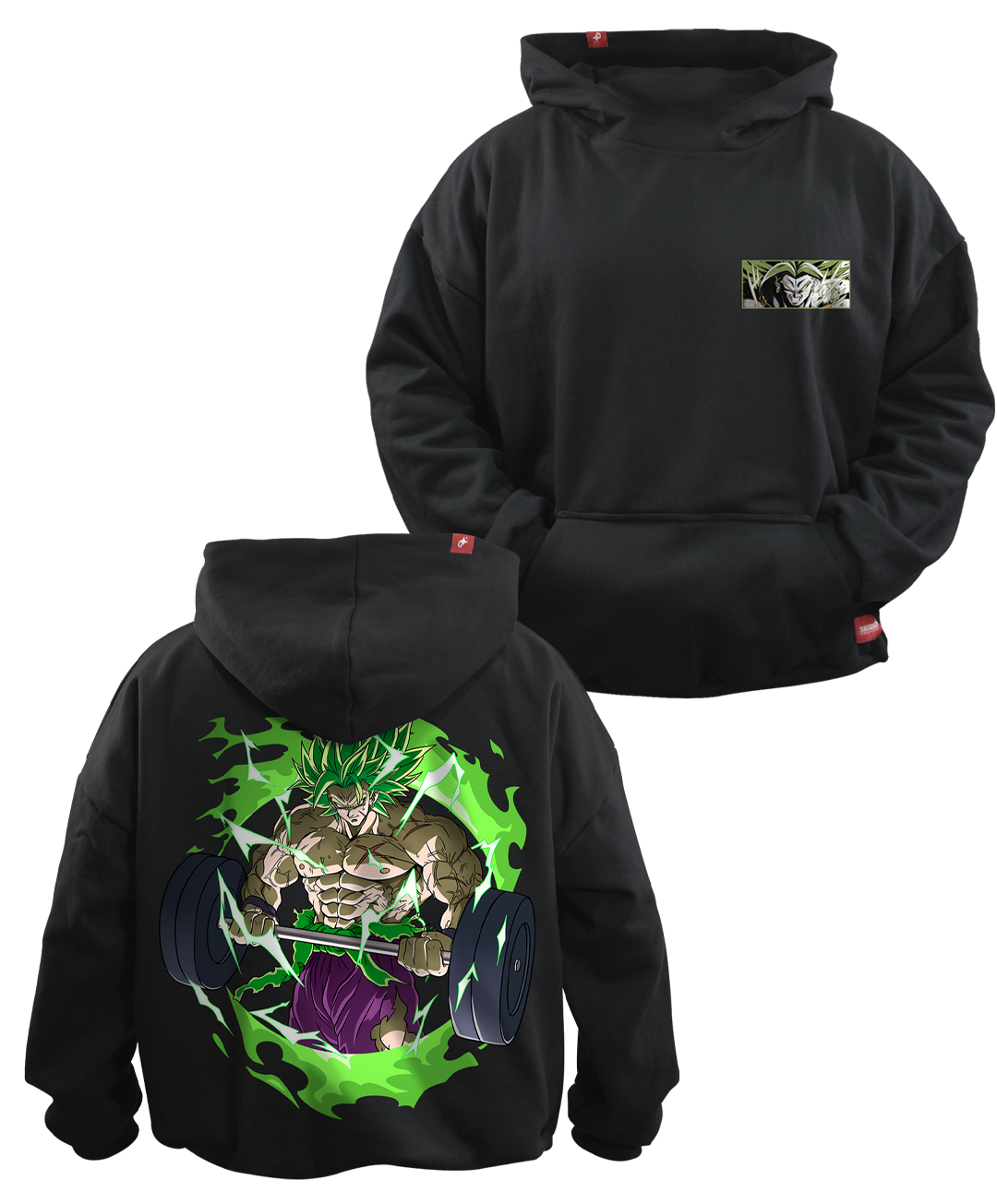 Hoodie Broly Gym Dragon Ball Z Oversized Unisex