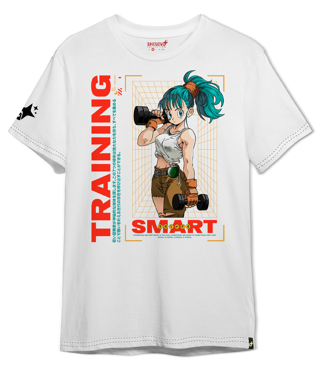 Polera Bulma Gym Dragon Ball Oversized Long Fit Unisex