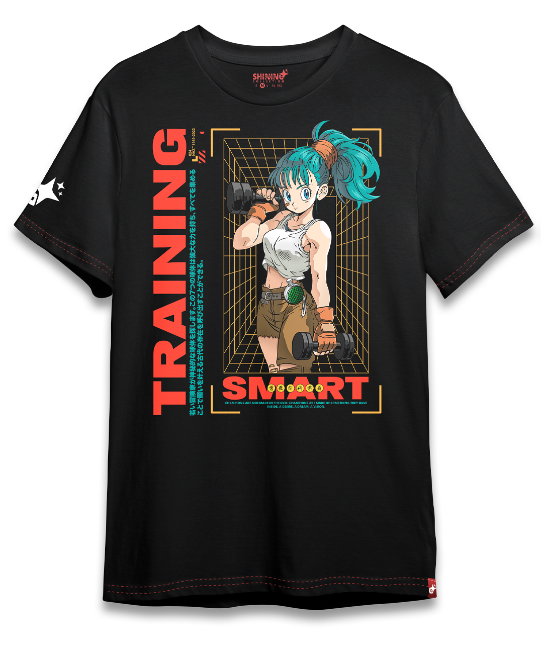 Polera Bulma Gym Dragon Ball Oversized Long Fit Unisex