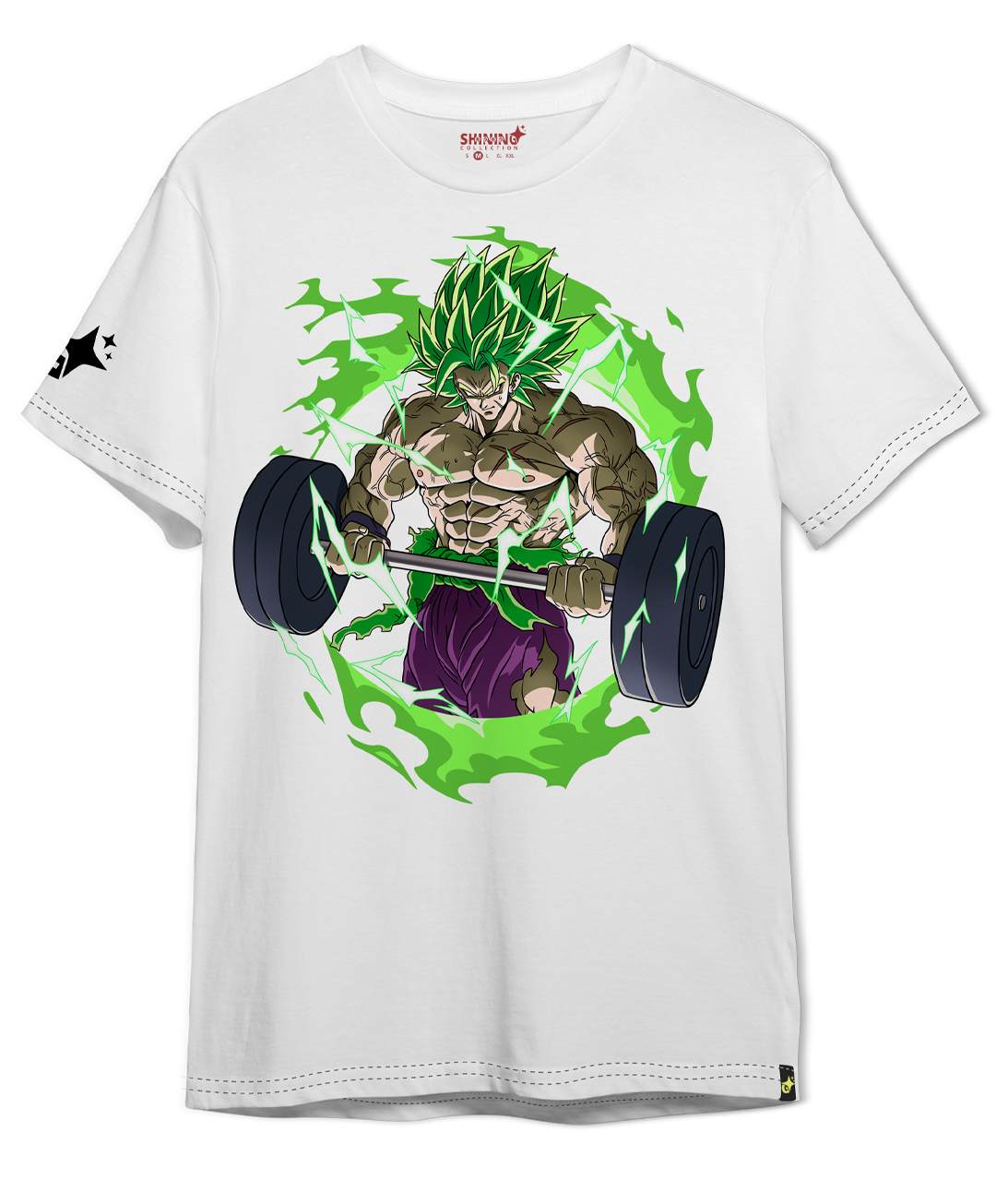 Polera Broly Gym Dragon Ball Z Gym Oversized Long Fit Unisex