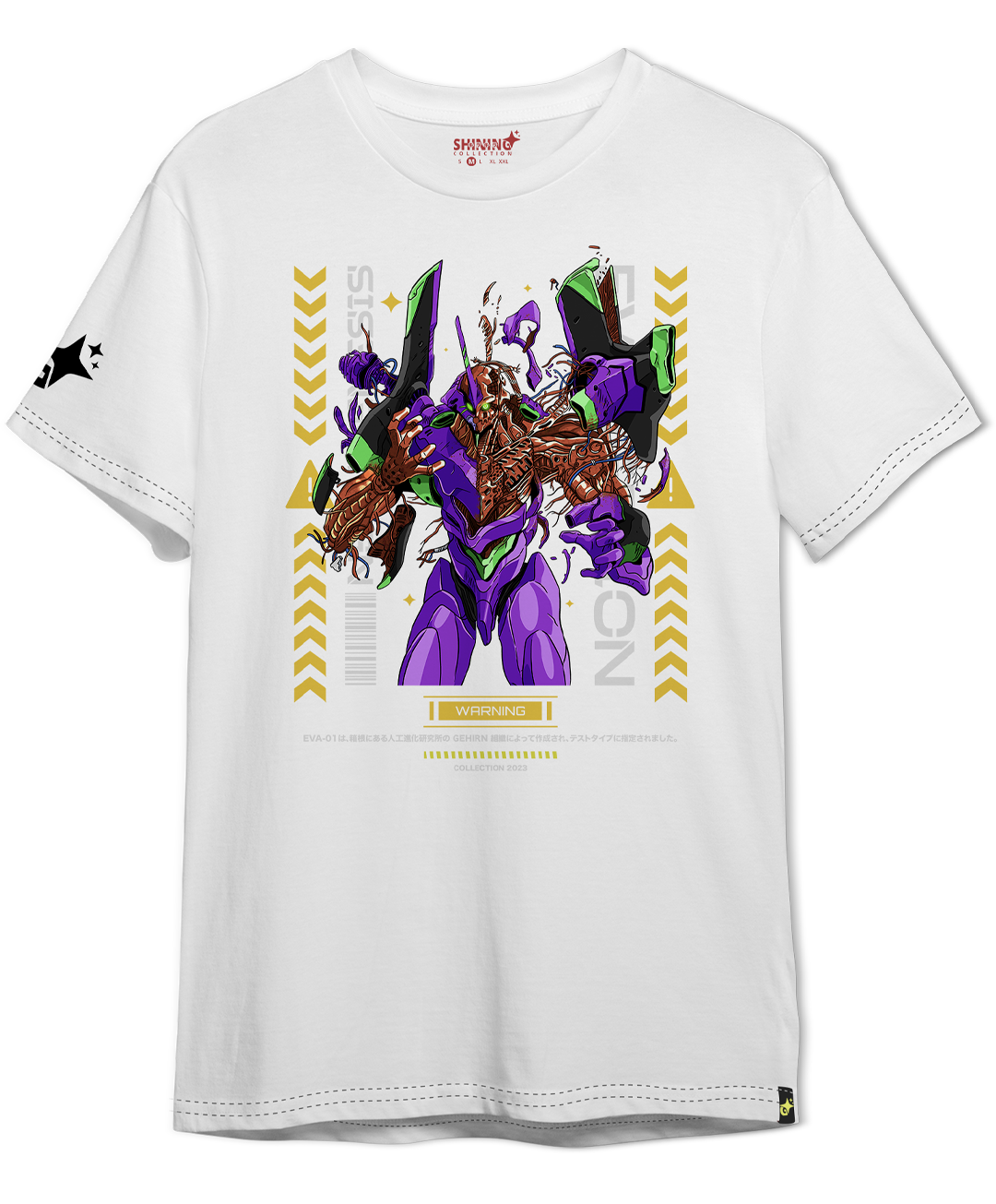 Polera EVA-01 Neon Genesis Evangelion Oversized Long Fit Unisex