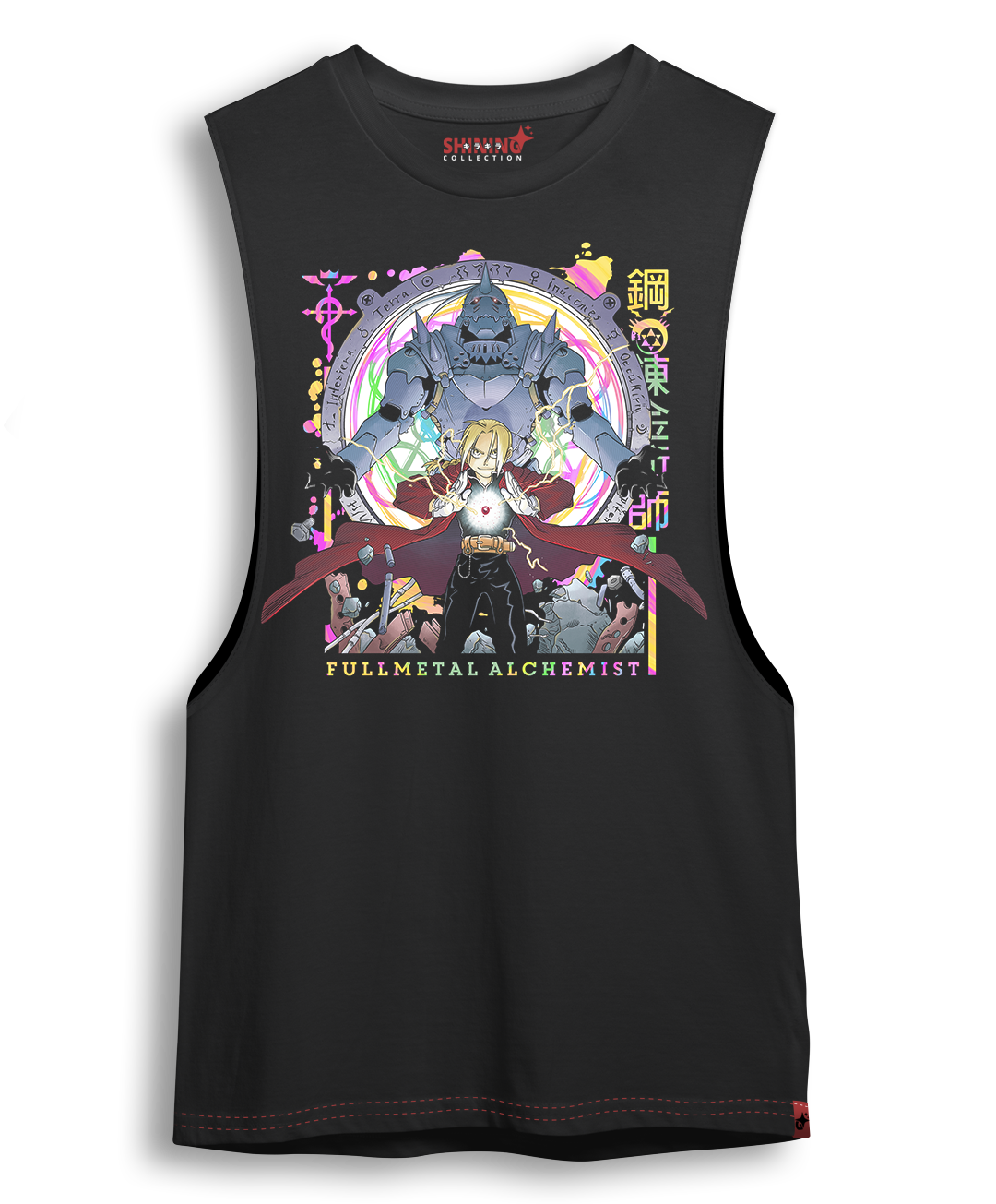 Polera Edward x Alphonse Elric Fullmetal Alchemist Oversized Long Fit Unisex