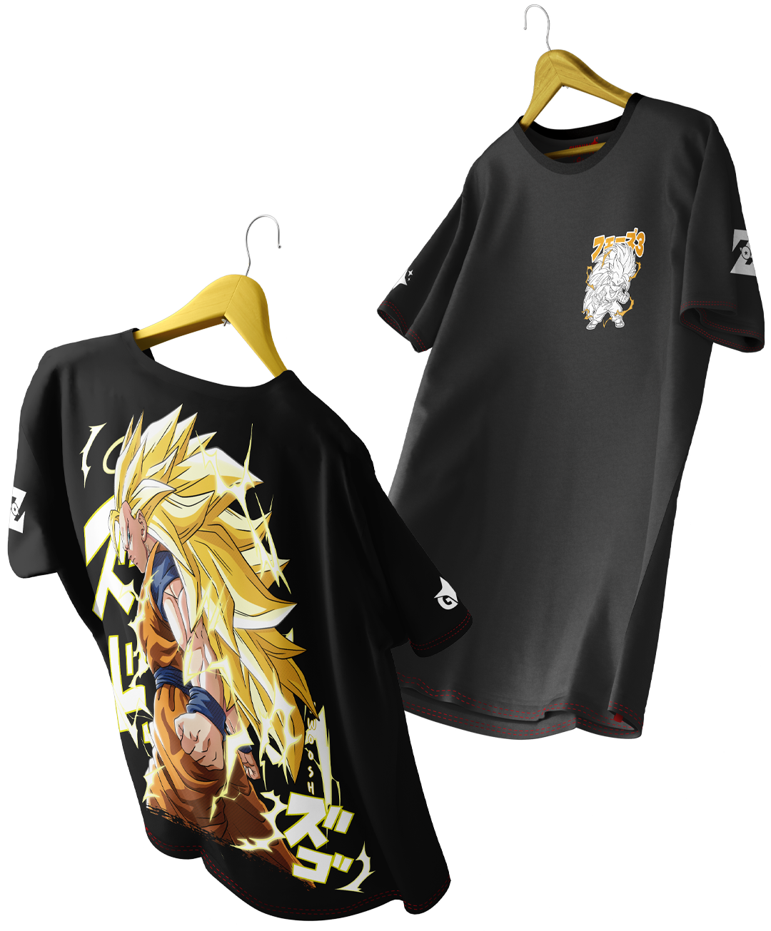 Polera Full Art Goku Super Saiyan 3 - Dragon Ball Z - Oversized Long Fit Unisex