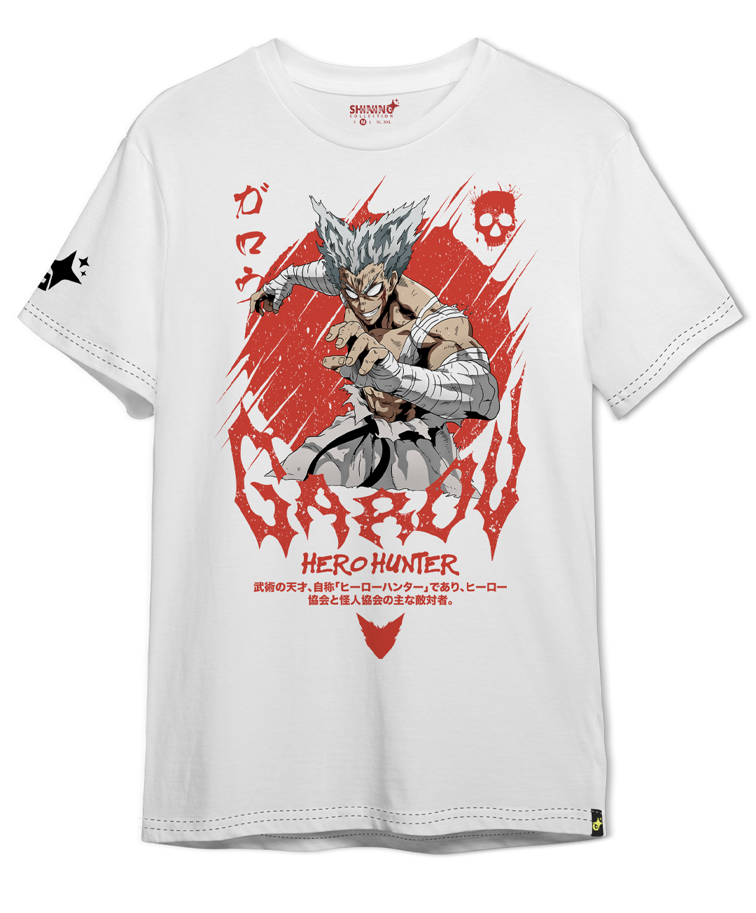 Polera Garou - One Punch-Man - Oversized Long Fit Unisex