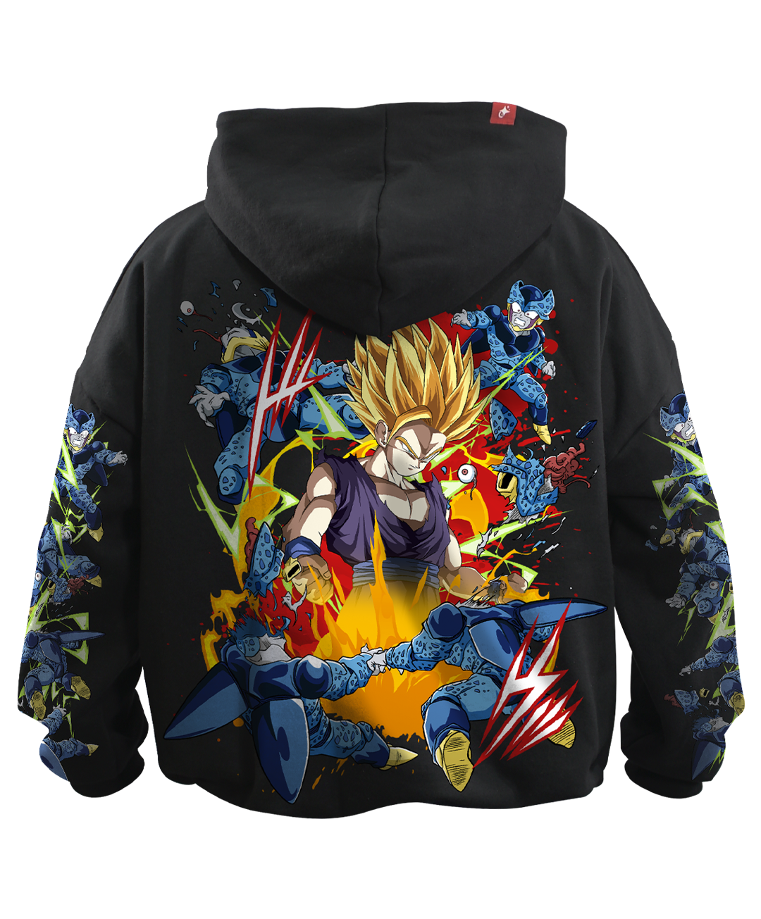 Hoodie Son Gohan Dragon Ball Z Oversized Unisex