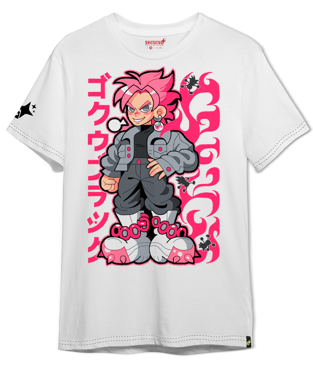 Polera Goku Black - Dragon Ball Super Oversized Long Fit Unisex
