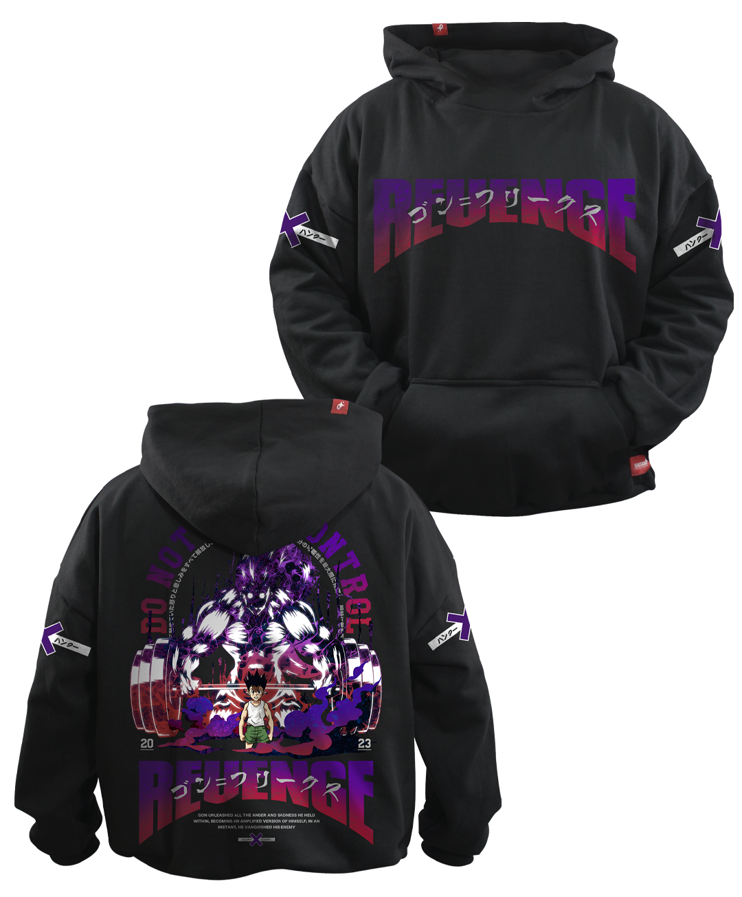 Hoodie Super Gon Oversized Unisex