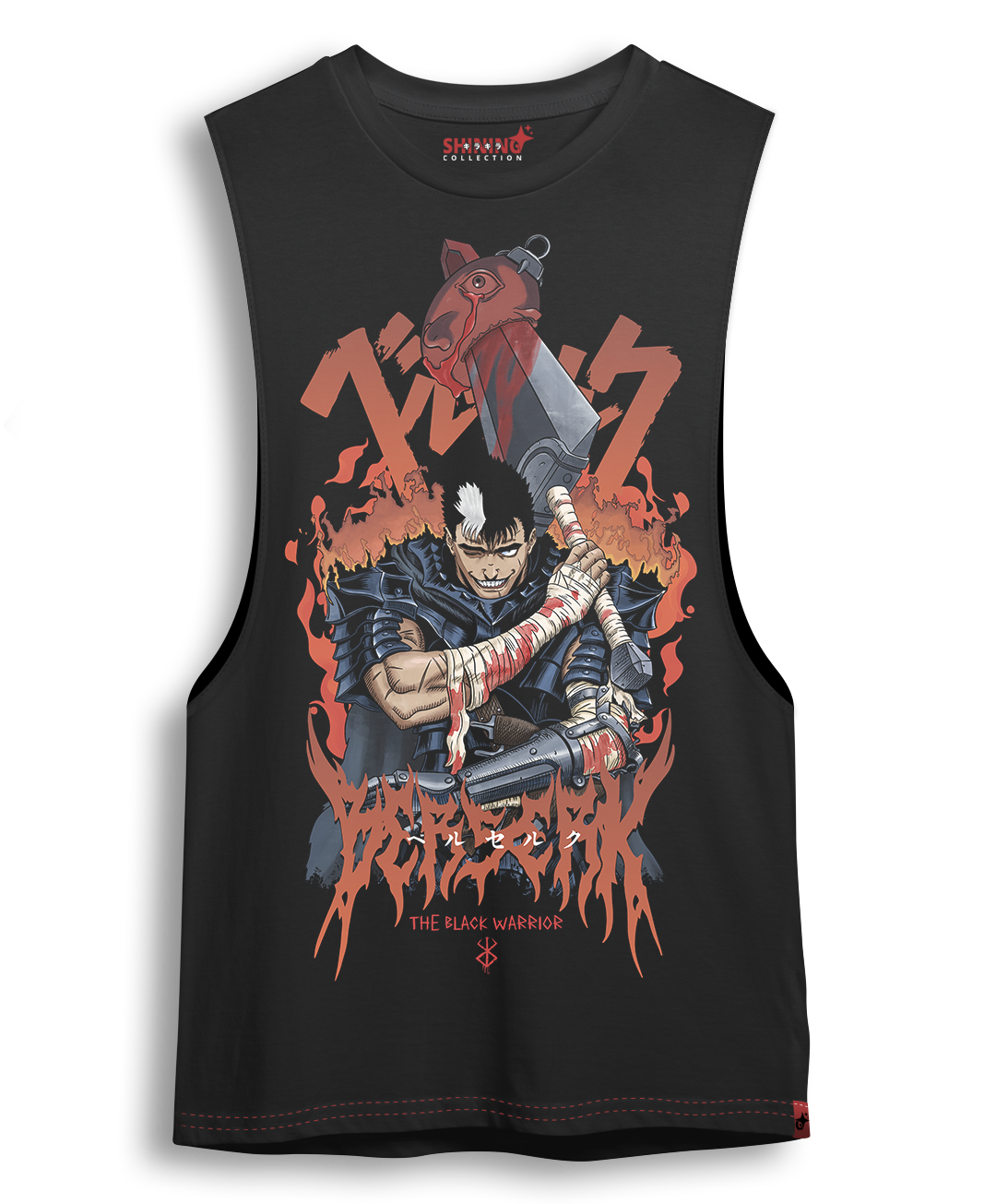 Polera Guts Berserk Oversized Long Fit Unisex