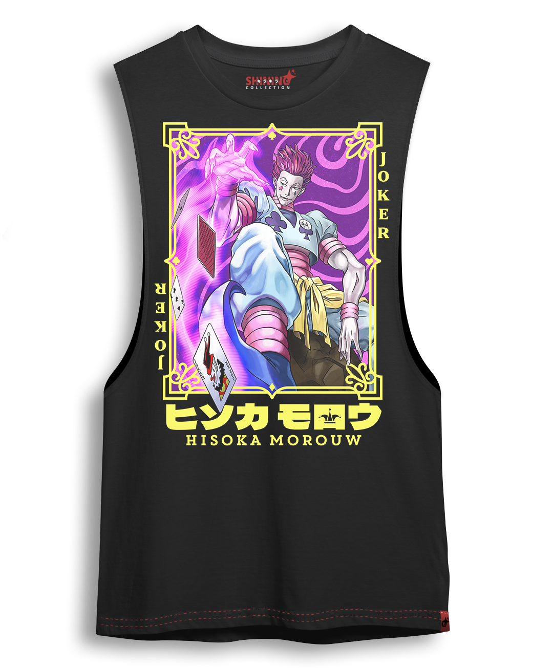 Polera Hisoka Morow Hunter x Hunter Oversized Long Fit Unisex