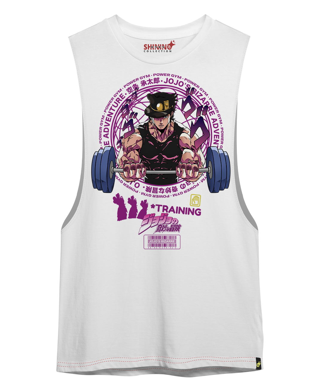 Polera Jotaro Kujo Gym - Jojo's Bizarre Adventure Long Fit Unisex