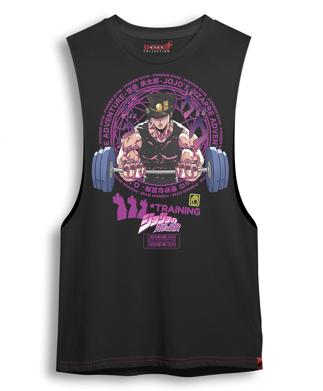 Polera Jotaro Kujo Gym - Jojo's Bizarre Adventure Long Fit Unisex