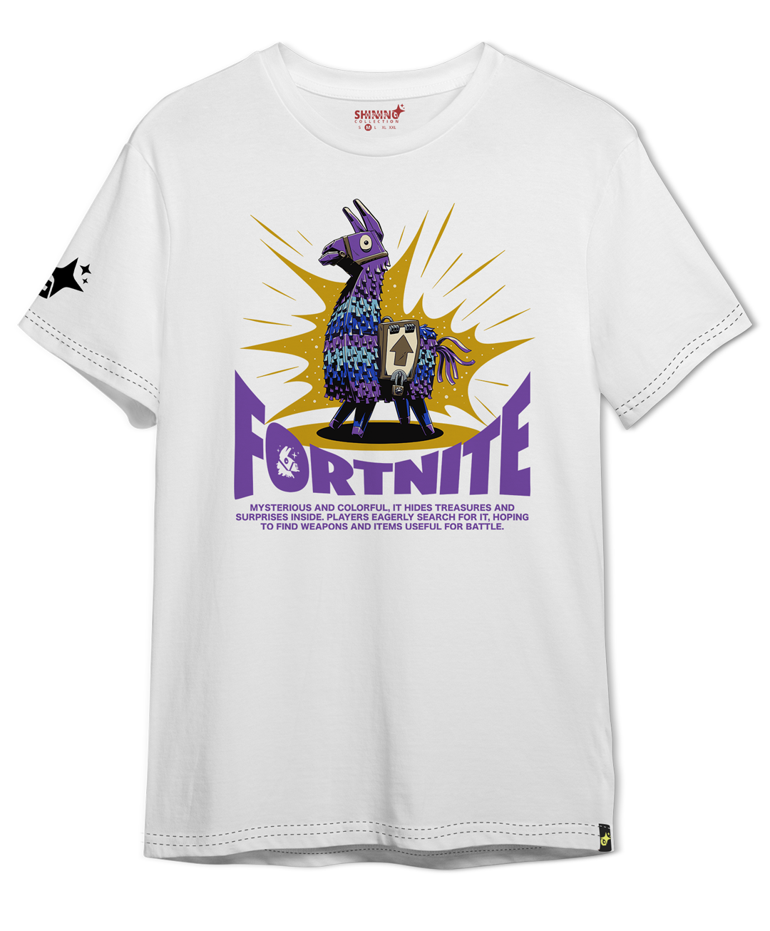 Polera KID Llama - Fortnite Oversized Long Fit Unisex