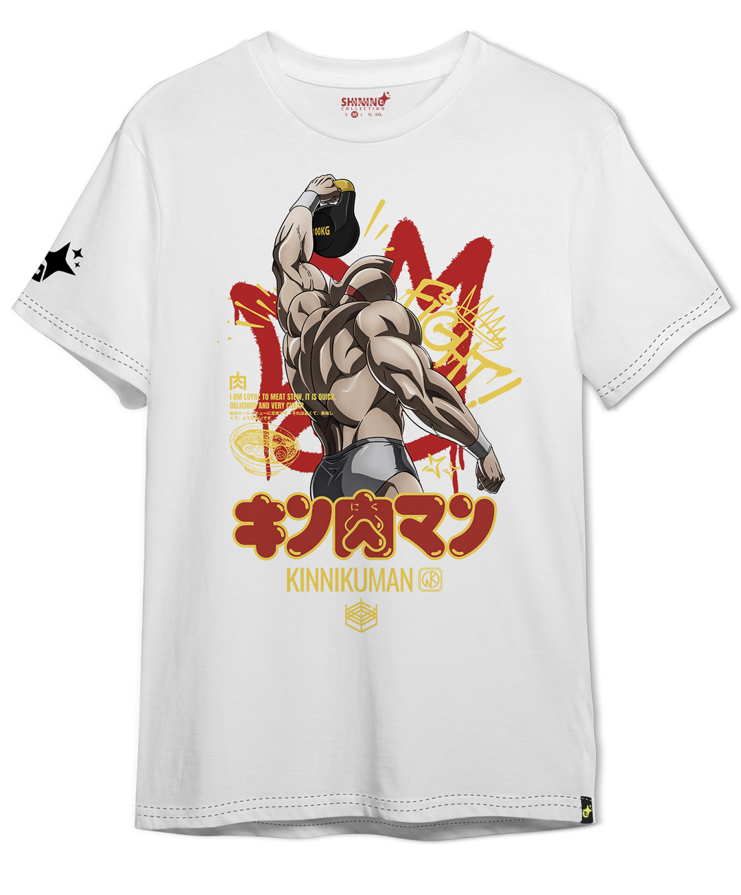 Polera Kinnikuman: Héroes de la Lucha - Oversized Long Fit Unisex