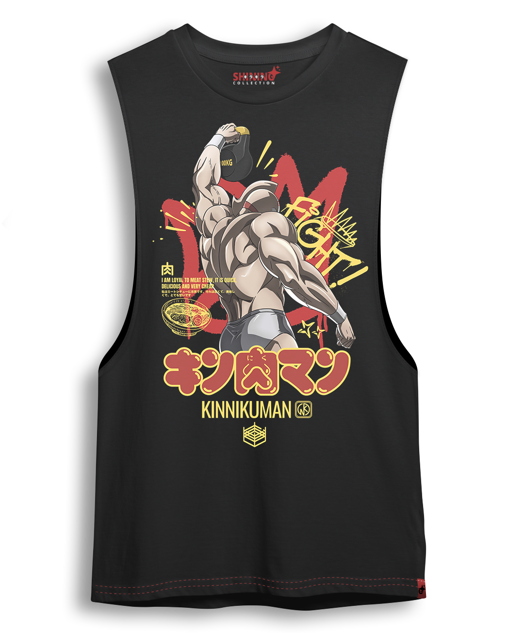 Polera Kinnikuman: Héroes de la Lucha - Oversized Long Fit Unisex