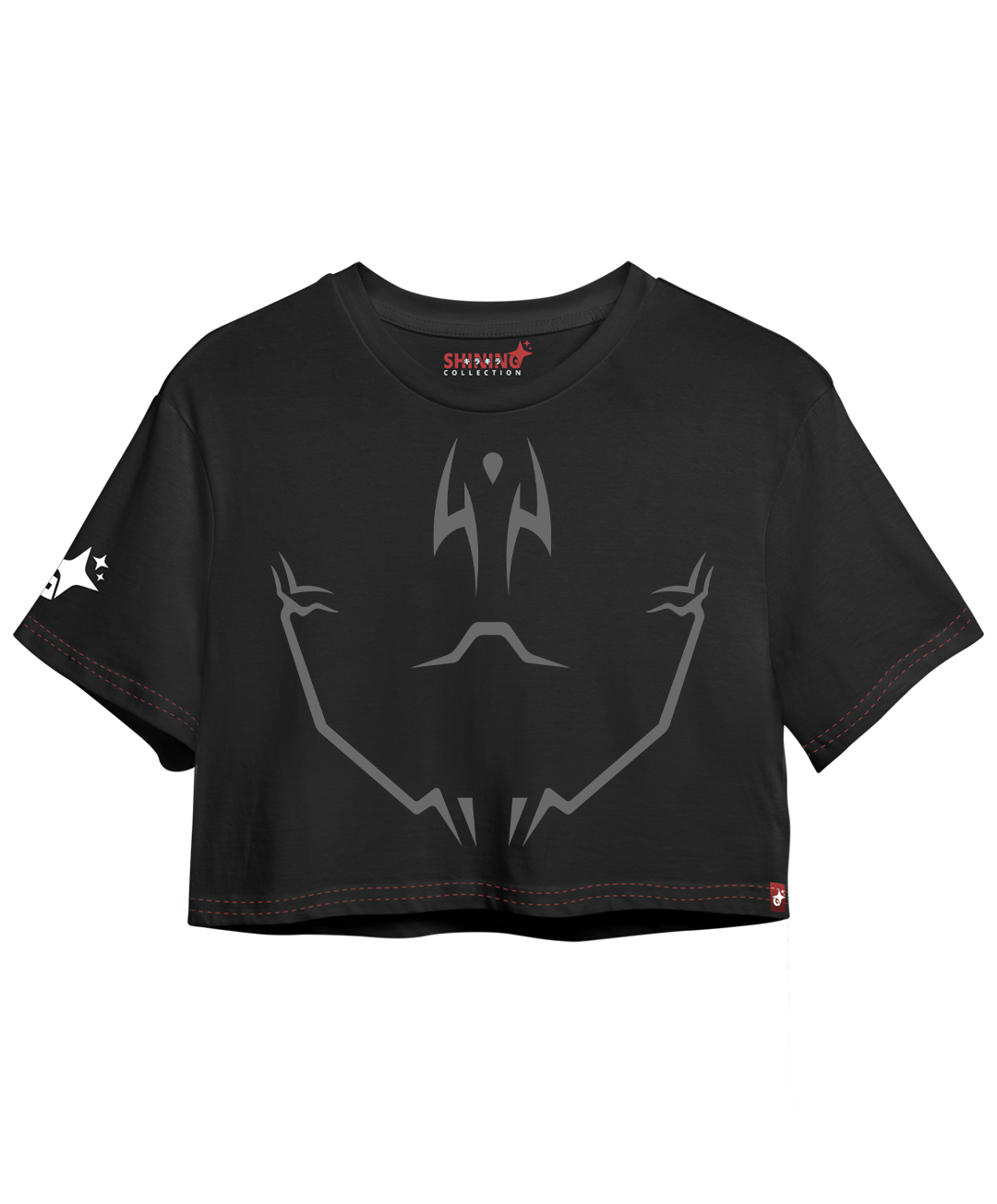 Crop Top con Manga Sello Sukuna - Jujutsu Kaisen Oversized