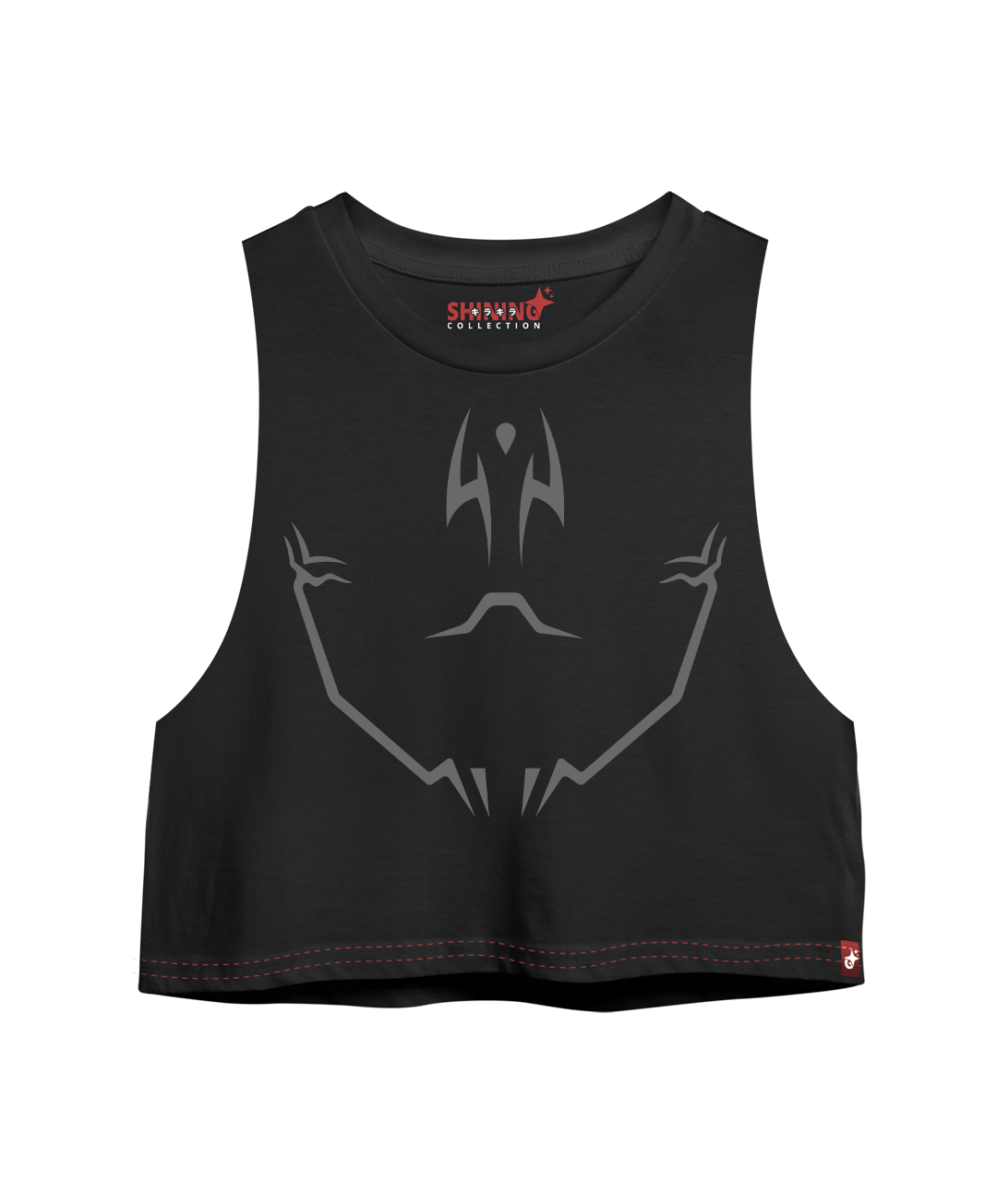Crop Top sin Manga Sello Sukuna - Jujutsu Kaisen Oversized
