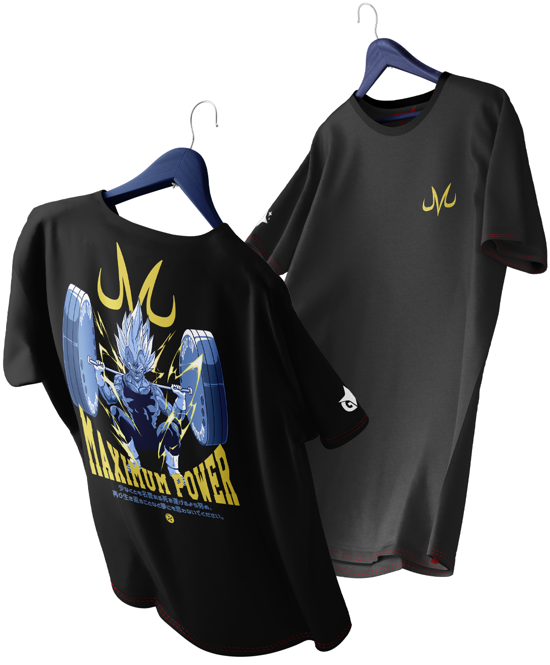 Polera Dragon Ball Majin Vegeta Gym Oversized Long Fit Unisex