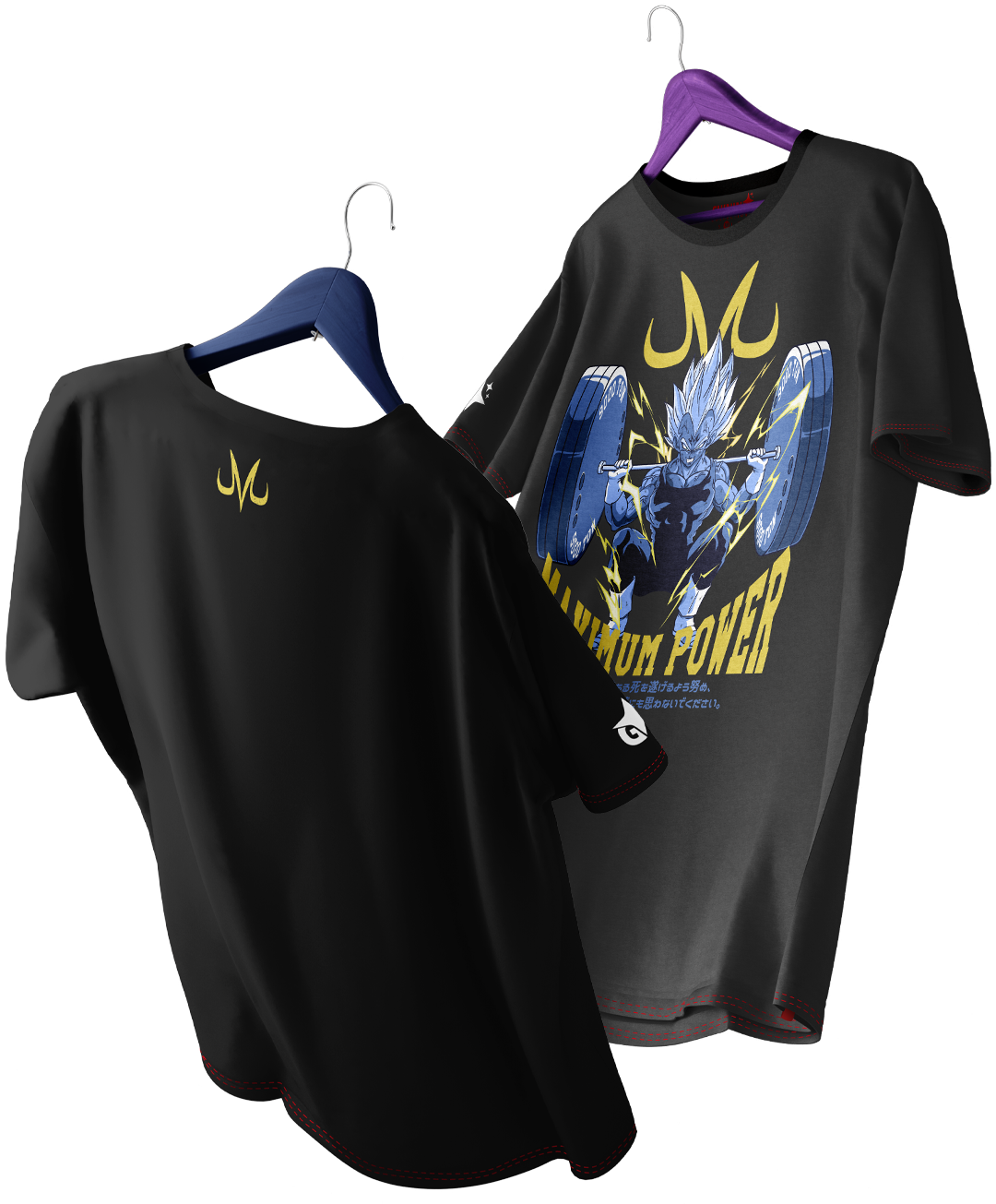 Polera Dragon Ball Majin Vegeta Gym Oversized Long Fit Unisex