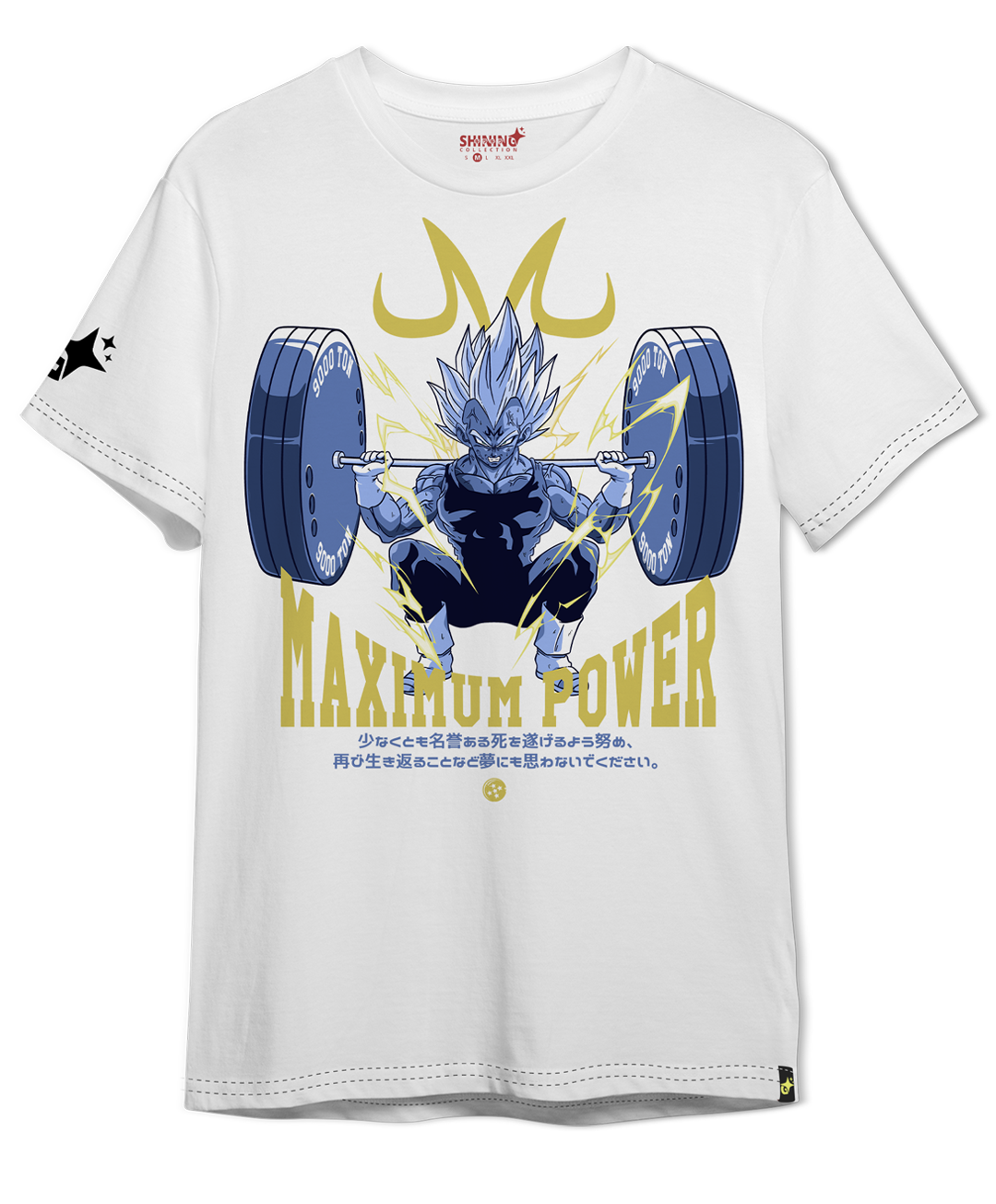Polera Dragon Ball Majin Vegeta Gym Oversized Long Fit Unisex