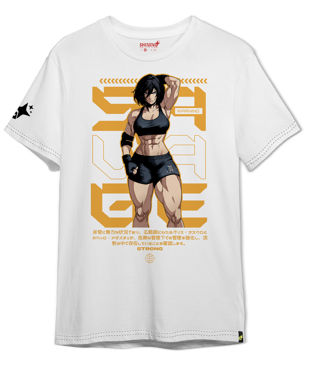 Polera Mikasa Ackerman - Shingeki No Kyojin Oversized Long Fit Unisex