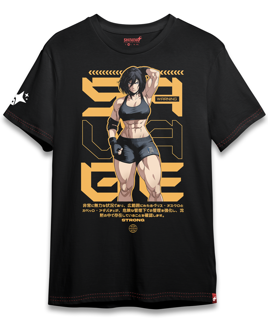 Polera Mikasa Ackerman - Shingeki No Kyojin Oversized Long Fit Unisex