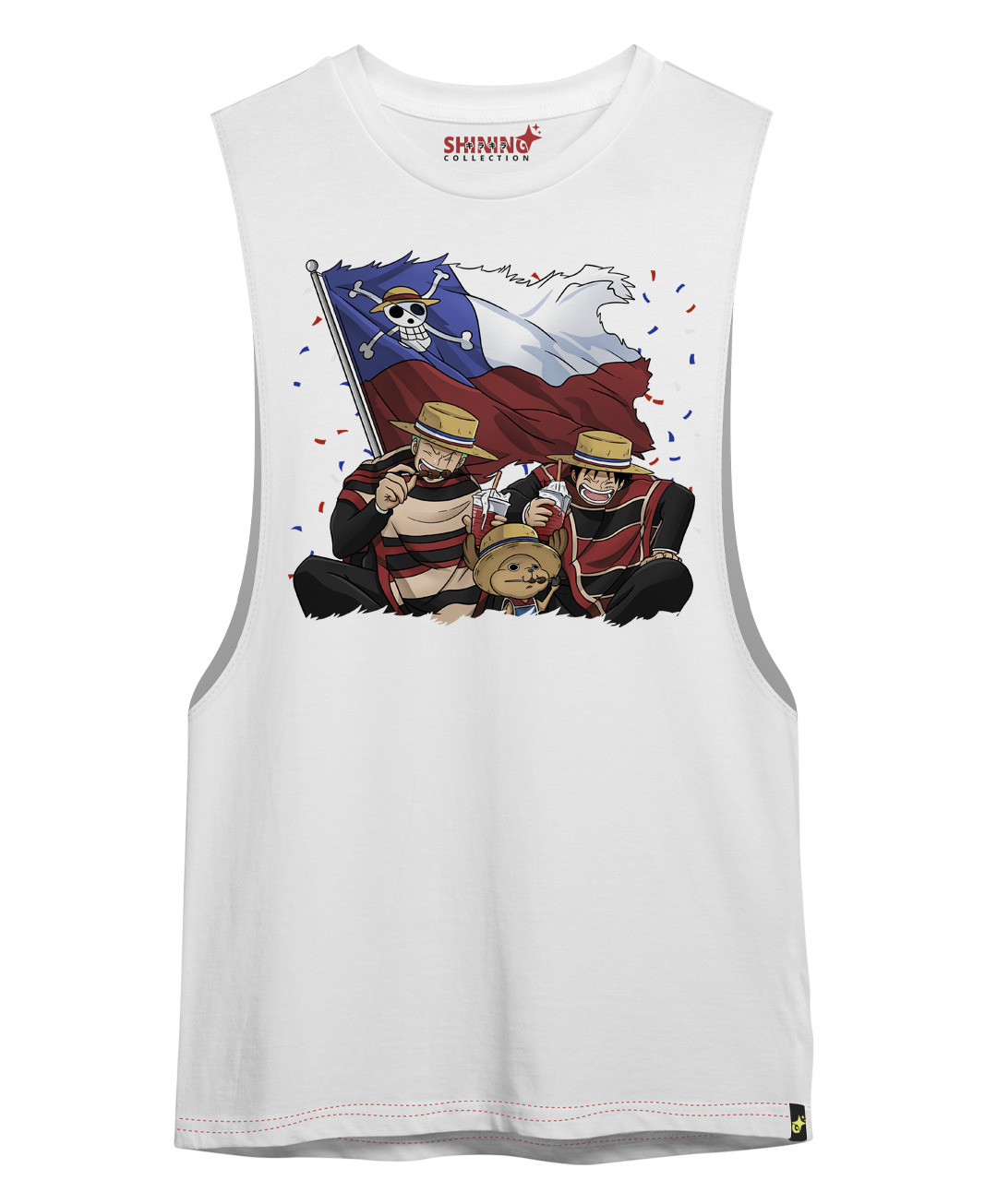 Polera One Piece Chile Oversized Long Fit Unisex