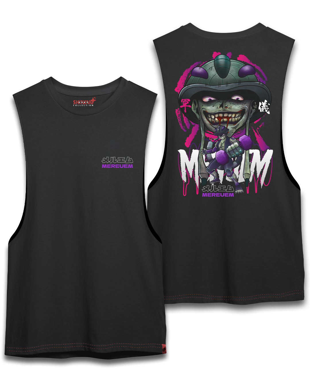 Polera Furia Real: Meruem Desatado - Hunter X Oversized Long Fit Unisex
