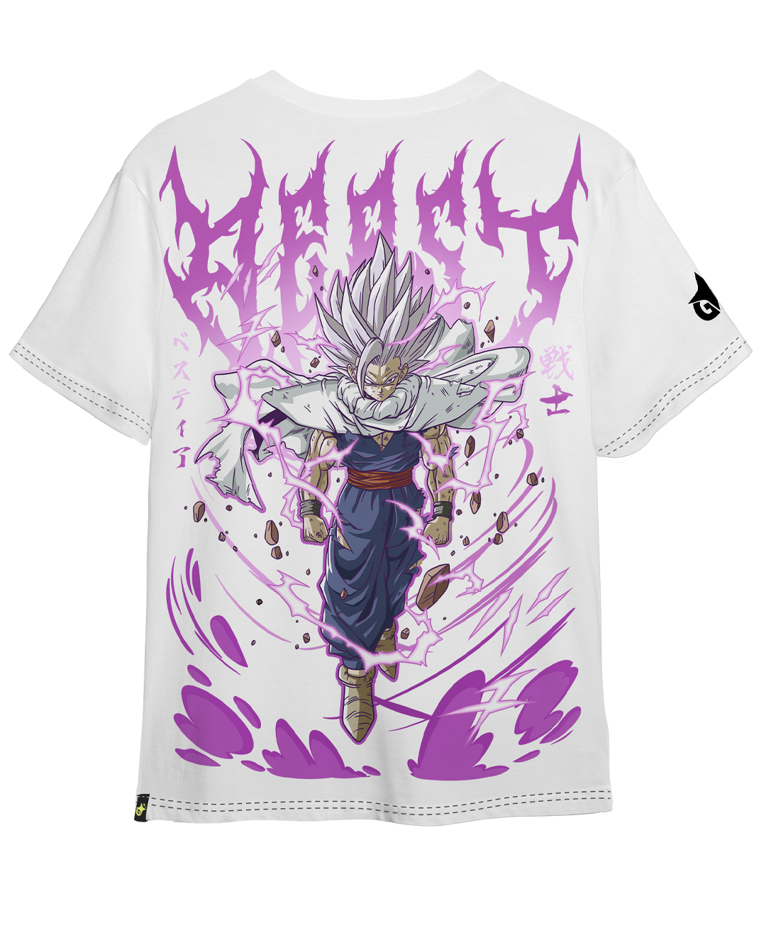 Polera Full Art Gohan Bestia - Dragon Ball Z - Oversized Long Fit Unisex