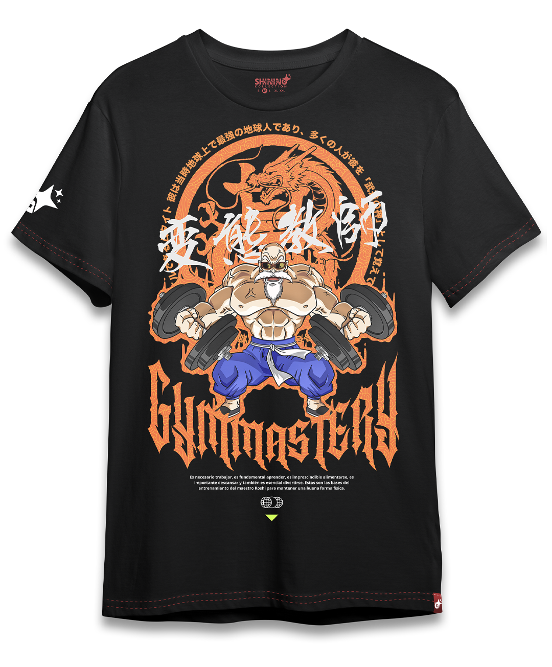 Polera Maestro Roshi: Desata el Poder Kame con Estilo Oversized Long Fit Unisex