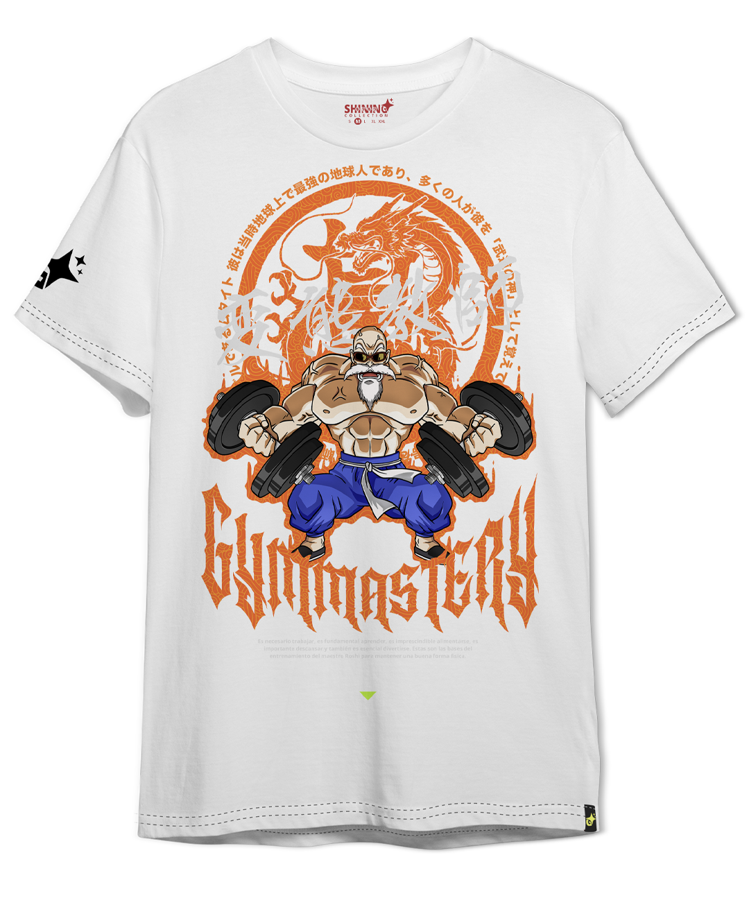 Polera Maestro Roshi: Desata el Poder Kame con Estilo Oversized Long Fit Unisex