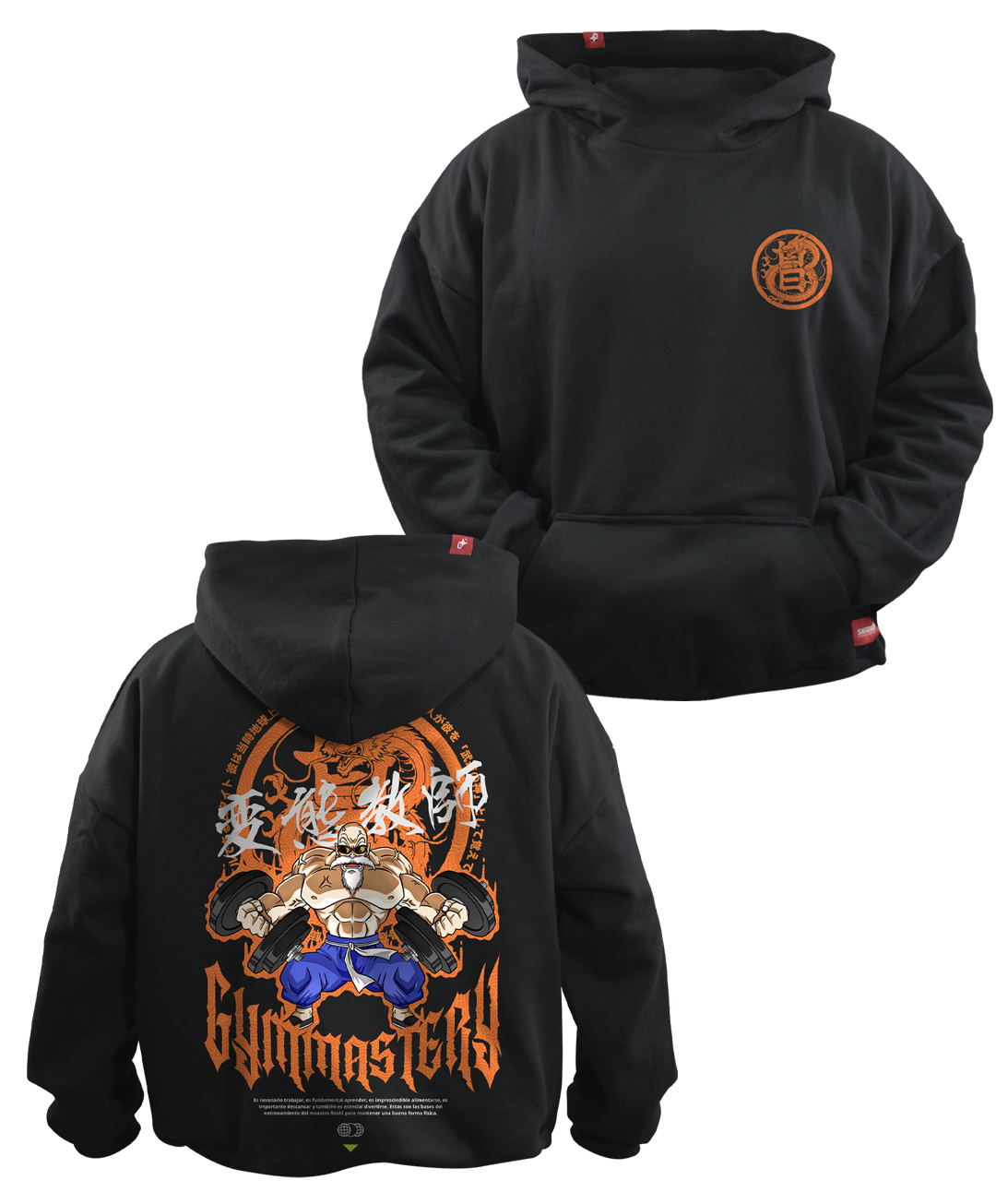 Hoodie Maestro Roshi Dragon Ball Z Oversized Unisex