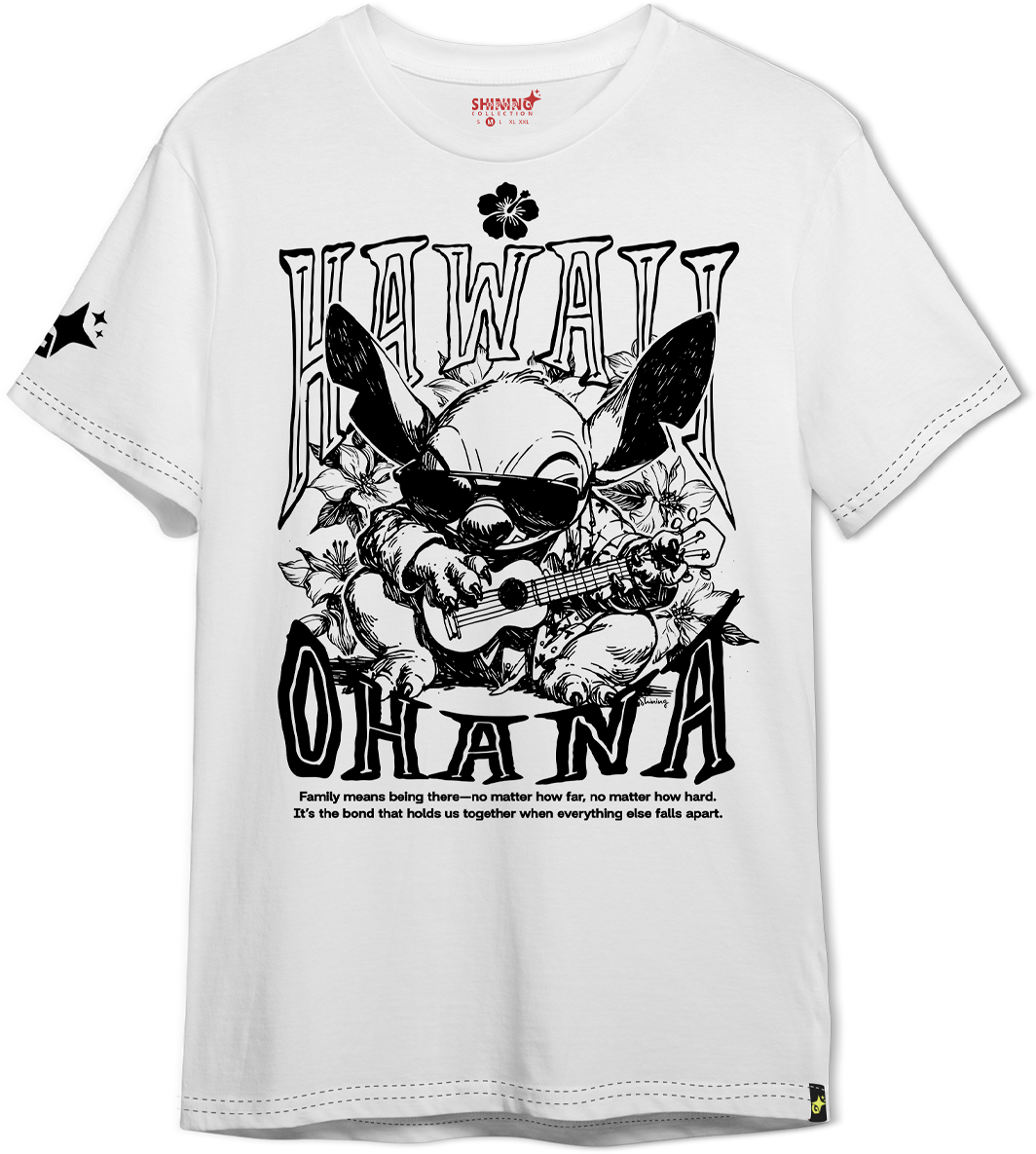 Polera OHANA – Hawaii Edition Oversized Long Fit Unisex