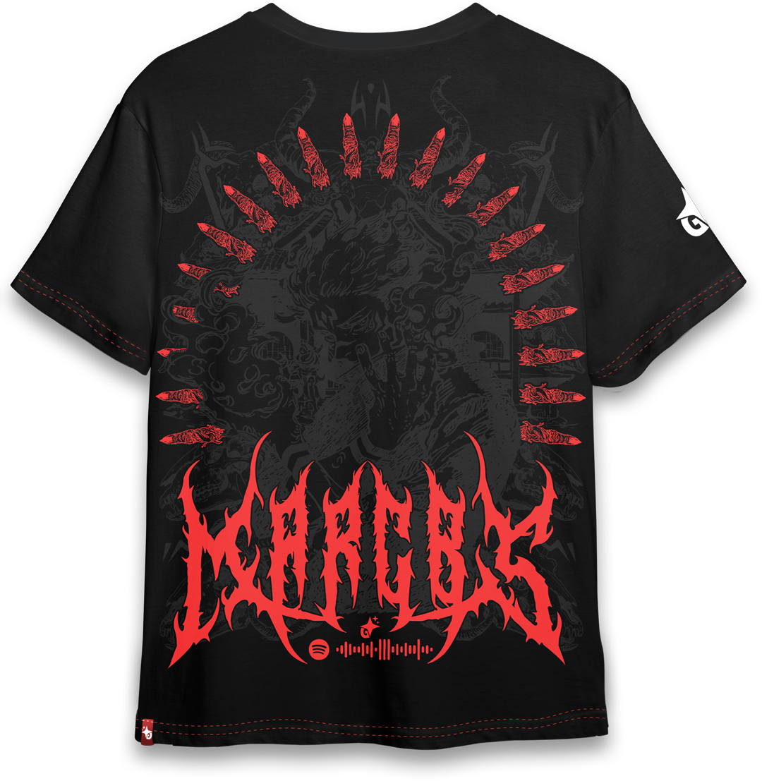 Polera Marcas de Sukuna Jujutsu Kaisen – Edición Limitada Full Art Spotify