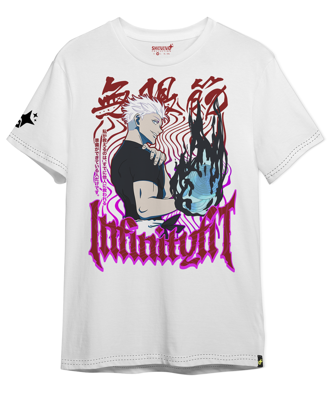 Polera KID - Satoru Gojo Gym Oversized Long Fit Unisex