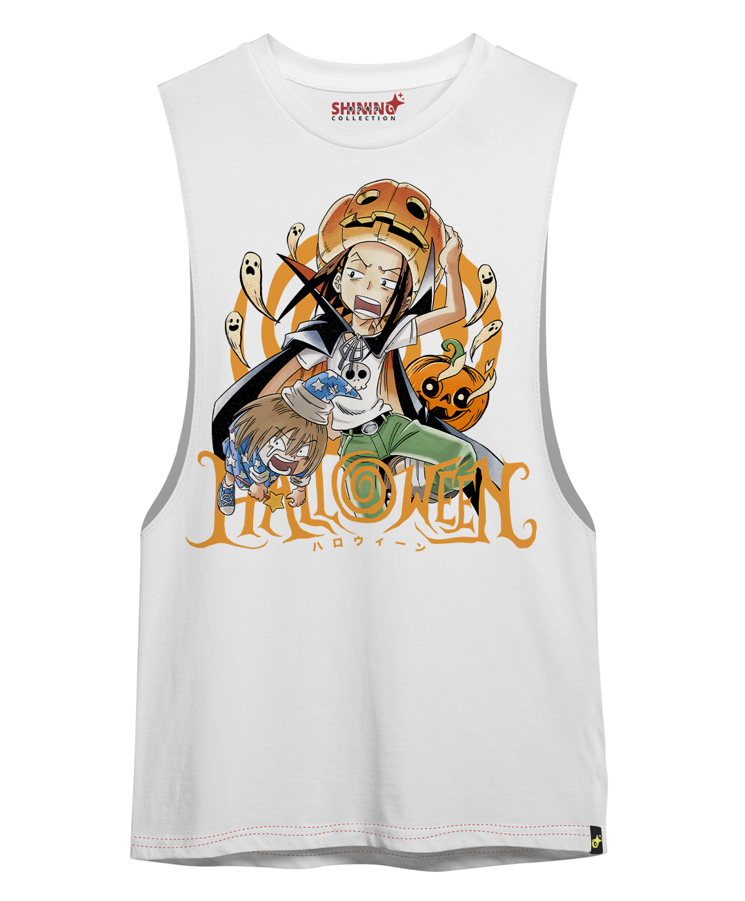Polera Shaman King Yoh Azakura Halloween Oversized Long Fit Unisex