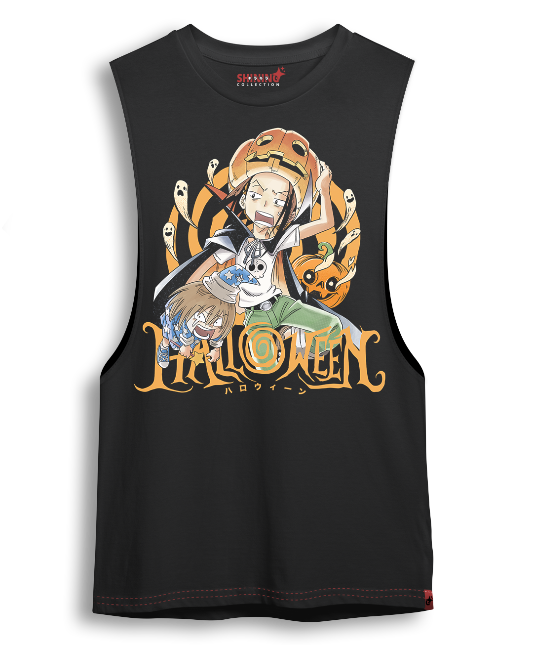 Polera Shaman King Yoh Azakura Halloween Oversized Long Fit Unisex