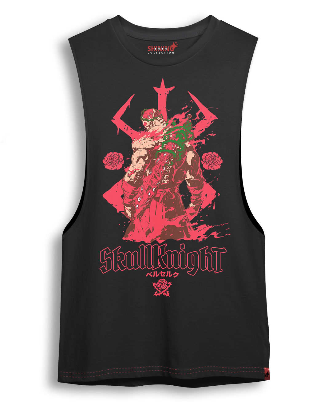 Polera Skull Knight - Berserk - Long Fit Unisex