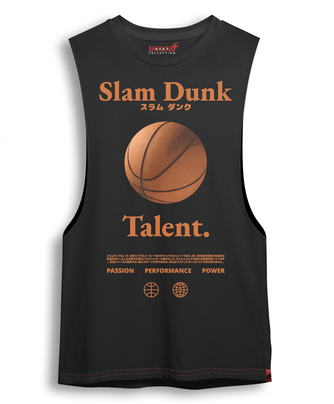 Polera Slam Dunk Talent Oversized Long Fit Unisex
