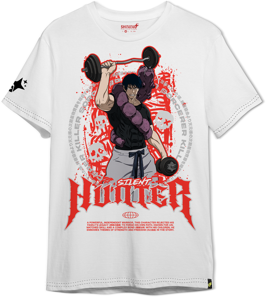 Polera Toji Fushiguro Gym - Jujutsu Kaisen - Oversized Long Fit Unisex