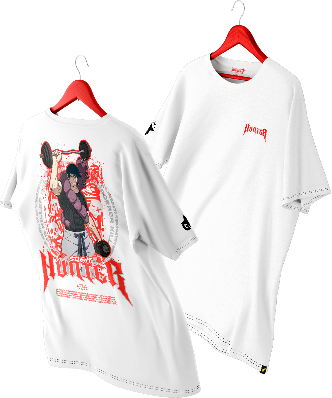 Polera Toji Fushiguro Gym - Jujutsu Kaisen - Oversized Long Fit Unisex