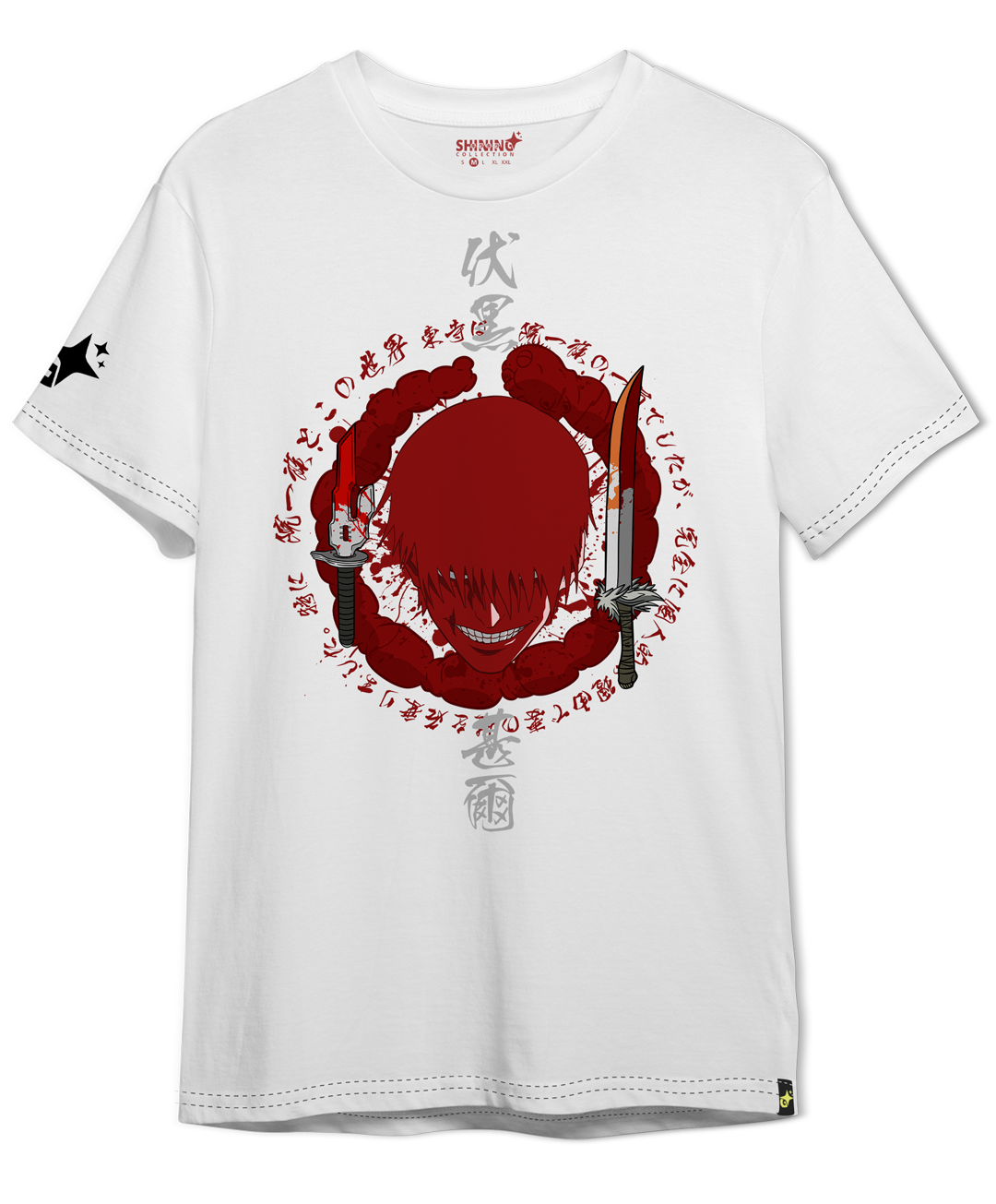 Polera Toji Fushiguro Caos Maldito - Jujutsu Kaisen Oversized Long Fit Unisex