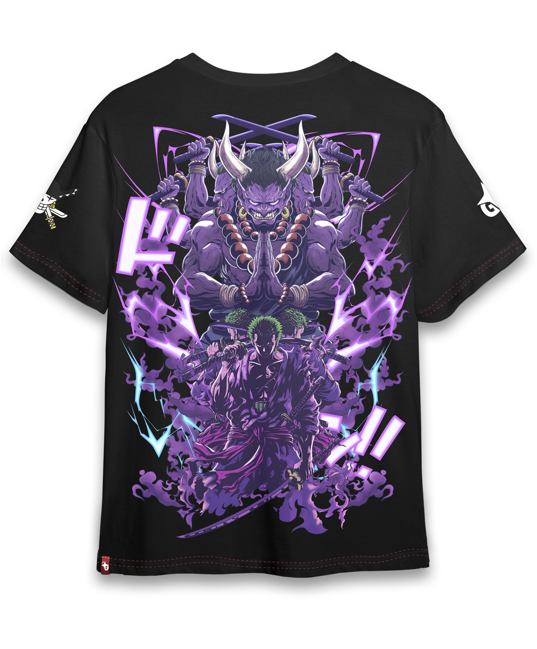 Polera Full Art Roronoa Zoro - One piece - Oversized Long Fit Unisex