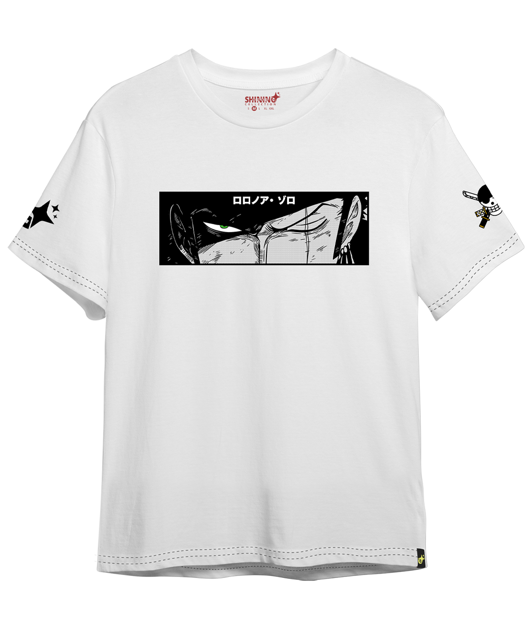 Polera Full Art Roronoa Zoro - One piece - Oversized Long Fit Unisex