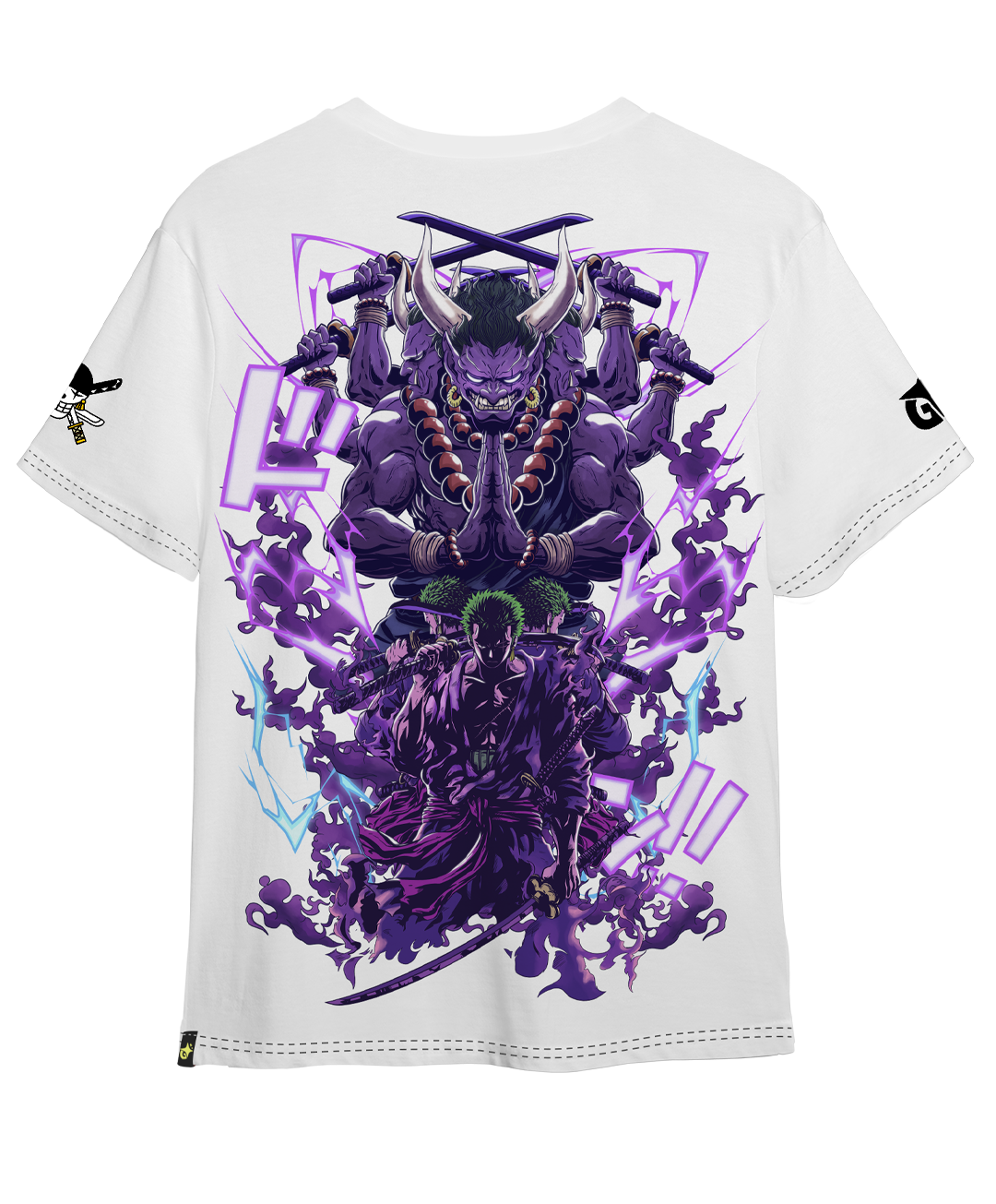 Polera Full Art Roronoa Zoro - One piece - Oversized Long Fit Unisex