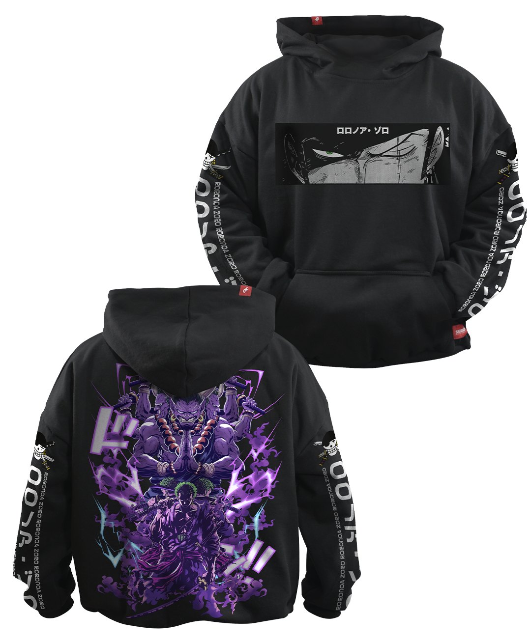 Hoodie Full Art Roronoa Zoro - One Piece - Oversized Unisex