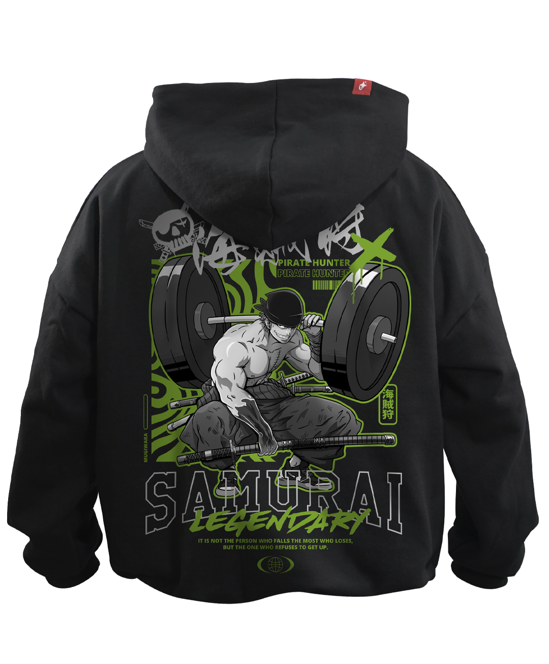 Hoodie Roronoa Zoro Oversized Unisex