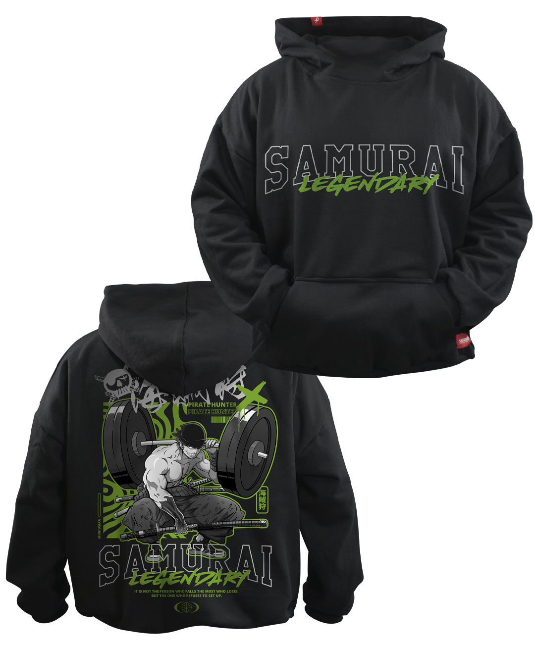 Hoodie Roronoa Zoro Oversized Unisex