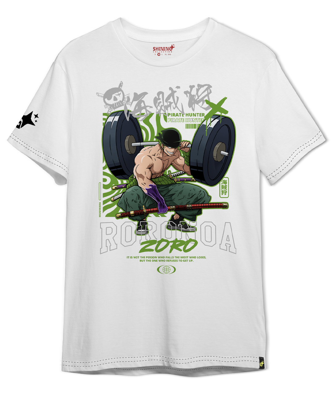 Polera KID Roronoa Zoro Gym Oversized Long Fit Unisex