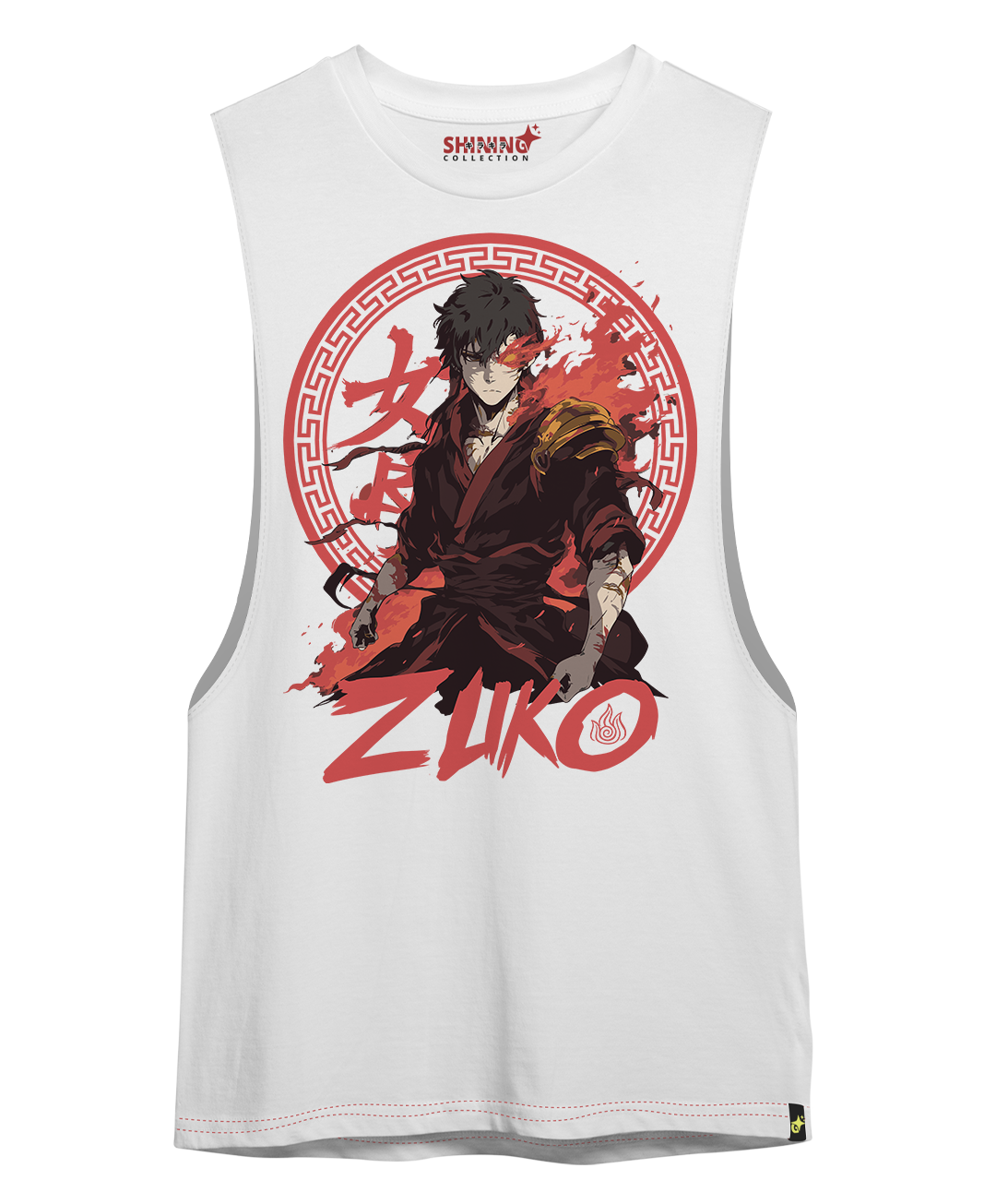 Polera Principe Zuko - Avatar: la leyenda de Aang Long Fit Unisex
