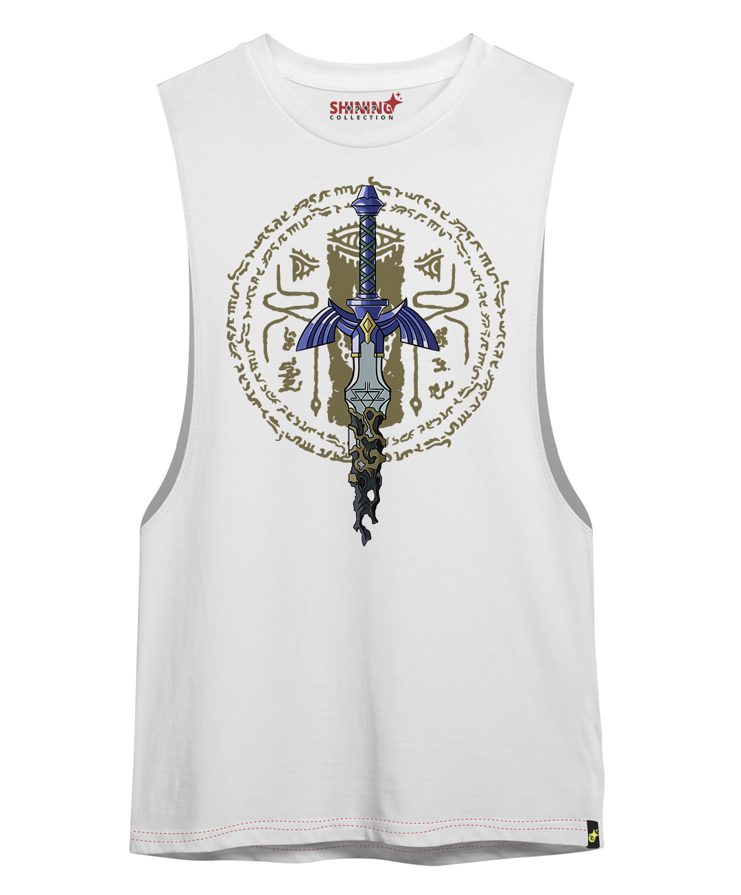 Polera de Zelda Espada Maestra Tears of the Kingdom Oversized Long Fit Unisex